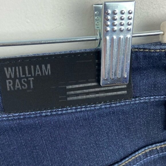 William Rast Justin Timberlake Slim Leg Dark Blue Jeans Size 12 Denim Mid Rise - Picture 6 of 13